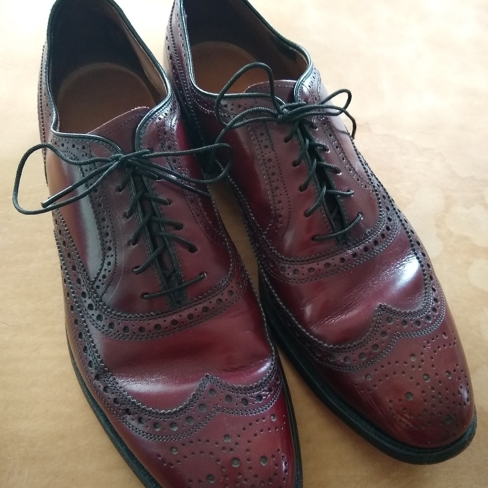 Allen Edmonds McAllister in Burgundy 9.5 B